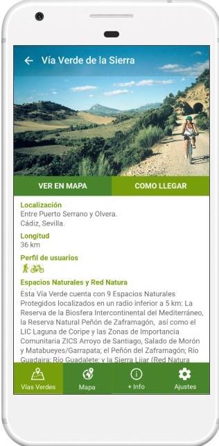 Avances en la App del Proyecto Vas Verdes y Red Natura 2000