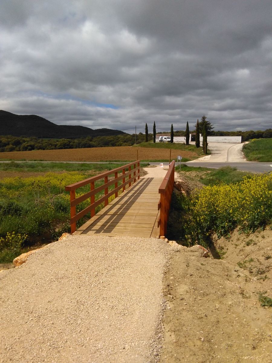 Camino Natural del Ferrocarril Vasco Navarro entre Murieta y Estella/Lizarra en Navarra